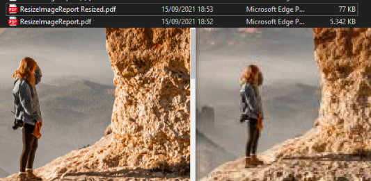 Redimensionar imagenes y reducir el tamaño de los pdf en Business Central OnPremise